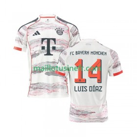 Maillot de Foot Bayern Munich Luis Diaz 14 Extérieur 2025-26